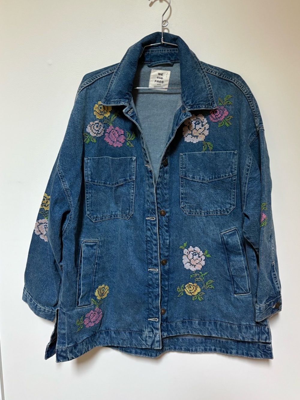NWOT Free People We The Free Madison City Embroidered Jacket Size Medium - Picture 4 of 16